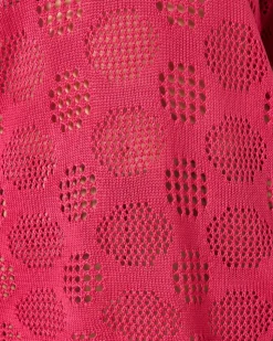 Ajourpullover mit Halbarm
