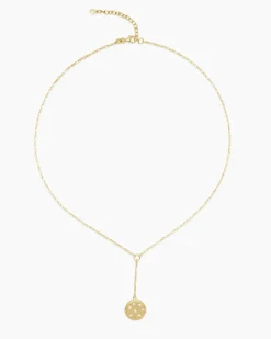 Anhänger mit Zirkonia an Kette