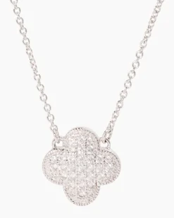 Anhänger mit Zirkonia + Kette