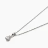 Anhänger mit Zirkon + Kette