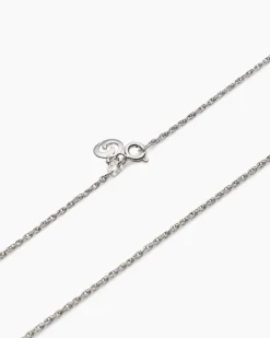 Anhänger mit Zirkon + Kette