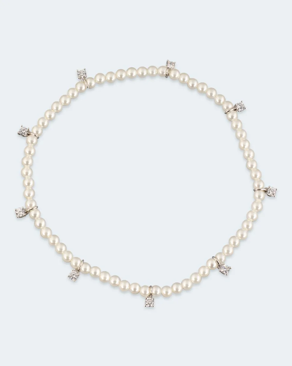 Armband mit Perlen und Zirkonia