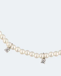Armband mit Perlen und Zirkonia