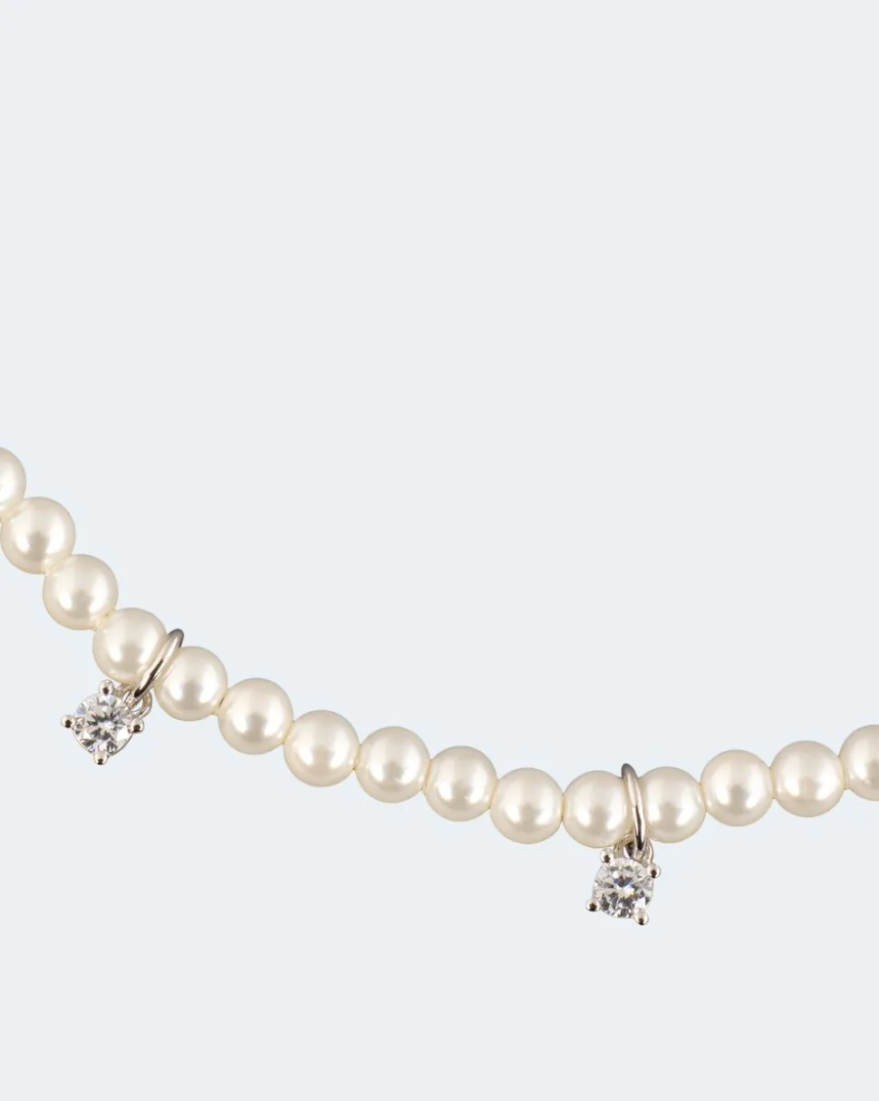 Armband mit Perlen und Zirkonia