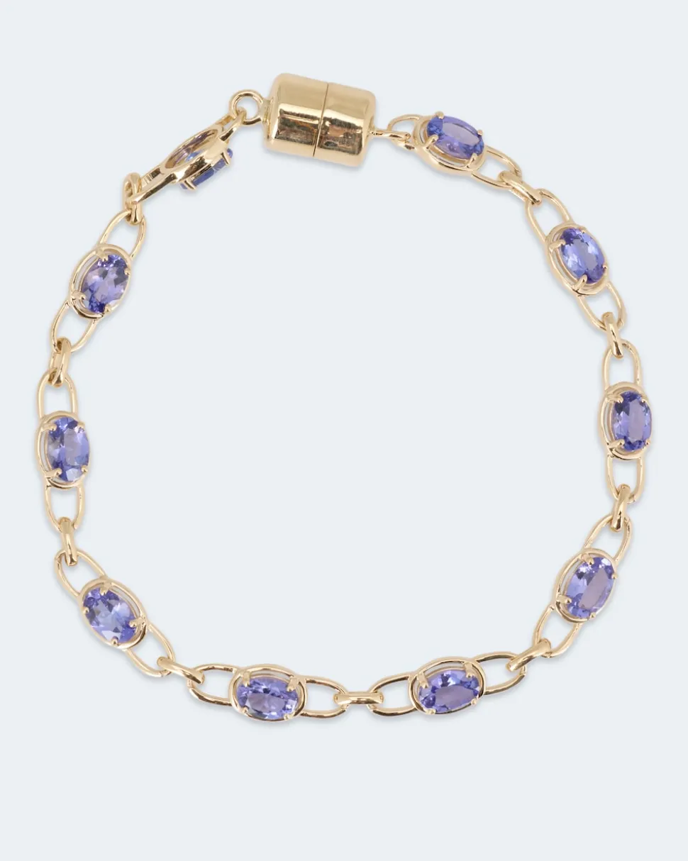 Armband mit Tansanit AAAA