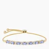 Armband mit Tansanit AAA und Brillant