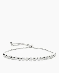 Armband mit Zirkonia und Slider-Verschluss