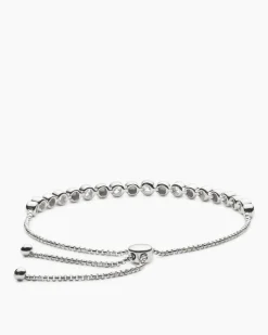Armband mit Zirkonia und Slider-Verschluss