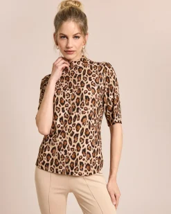 1/2 Arm Shirt mit Jaguar Druck