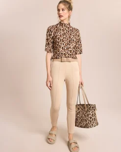 1/2 Arm Shirt mit Jaguar Druck