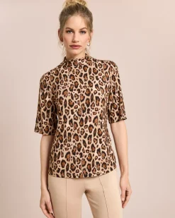 1/2 Arm Shirt mit Jaguar Druck