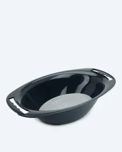 Auffangschale oval mit Sieb