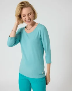Basic-Shirt mit 3/4-Arm