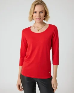 Basic-Shirt mit 3/4-Arm