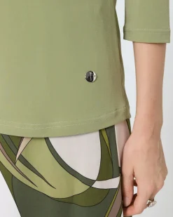 Basic-Shirt mit U-Boot-Ausschnitt