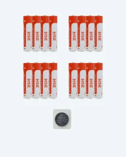 Batterienset: 16x AAA + 1x CR2025