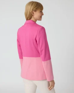 Blazer in Kontrastoptik