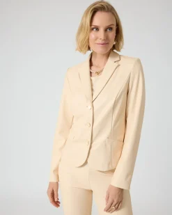 Blazer in Leder-Optik