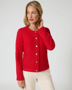 Blazerjacke mit Druckknöpfen