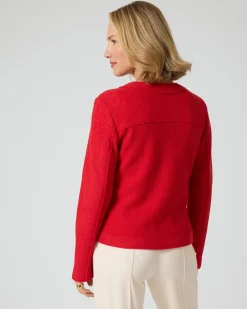 Blazerjacke mit Druckknöpfen
