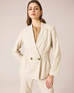 Blazer mit Biesen