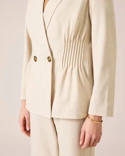Blazer mit Biesen