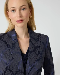 Blazer mit Jacquard