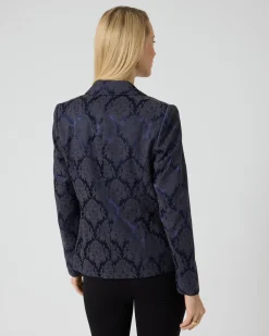 Blazer mit Jacquard