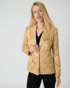 Blazer mit Jacquard