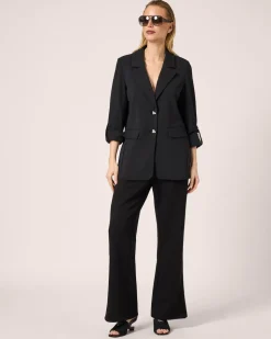 Blazer mit Krempelärmel
