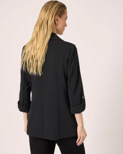 Blazer mit Krempelärmel