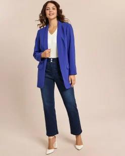 Blazer mit langem Revers