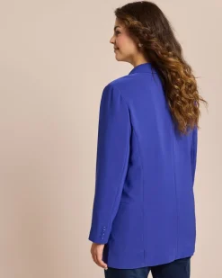 Blazer mit langem Revers