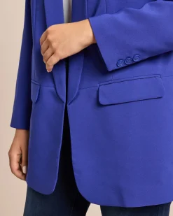 Blazer mit langem Revers