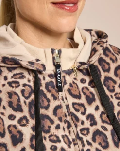 Blouson in Velourslederoptik