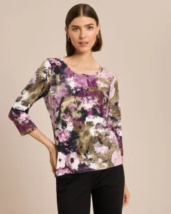 Blumen-Print Shirt