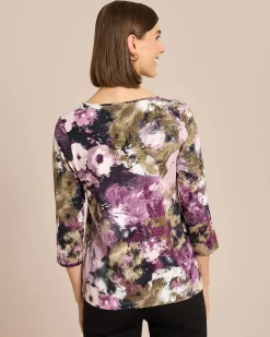 Blumen-Print Shirt