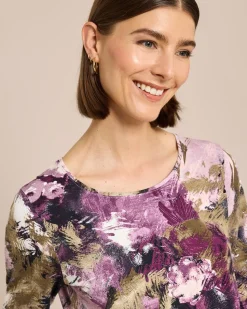 Blumen-Print Shirt