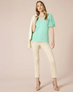 Bluse mit Flügelärmel