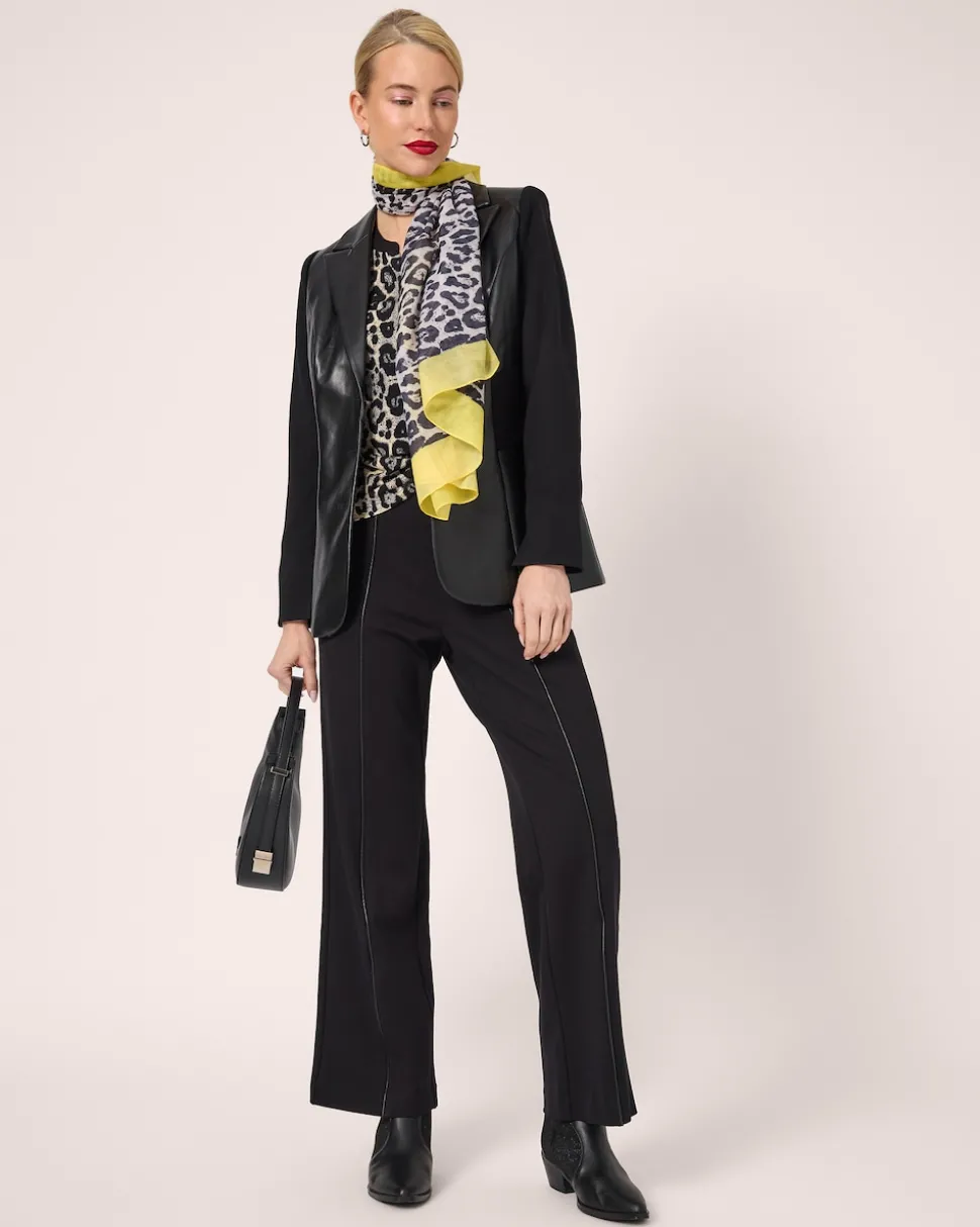 Blusenshirt mit Jaguar-Print