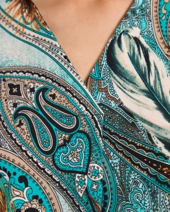 Blusenshirt mit Paisleydruck
