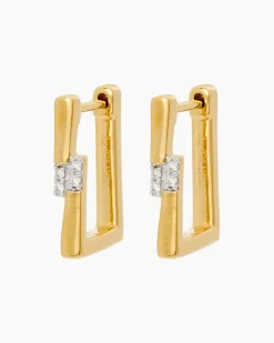Brillant-Creolen, ca. 0,05 ct