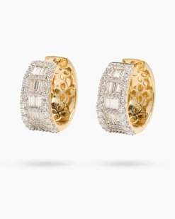 Brillant- & Diamant-Creolen ca. 1,50 ct