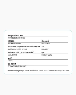 Brillant- + Diamantring ca. 0,50 ct