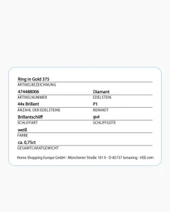 Brillantring ca. 0,75 ct