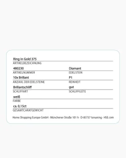 Brillantring ca. 0,15 ct