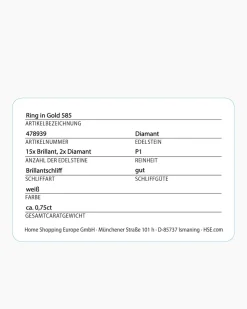 Brillantring ca. 0,75 ct