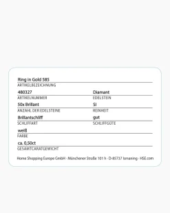 Brillantring, ca. 0,50 ct