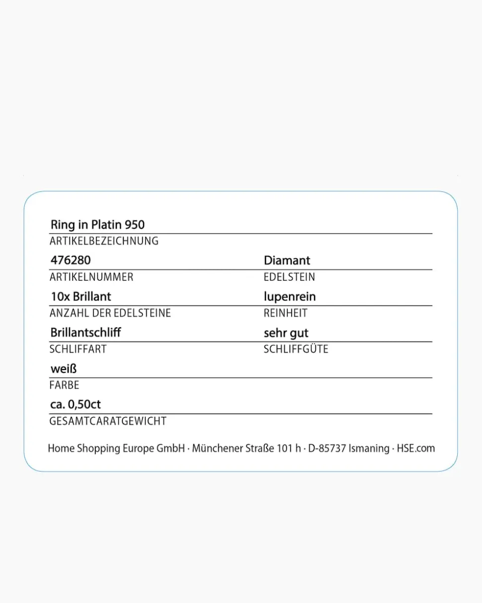 Brillantring 0,50 ct