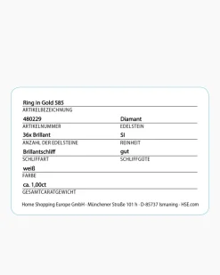 Brillantring 1,00 ct